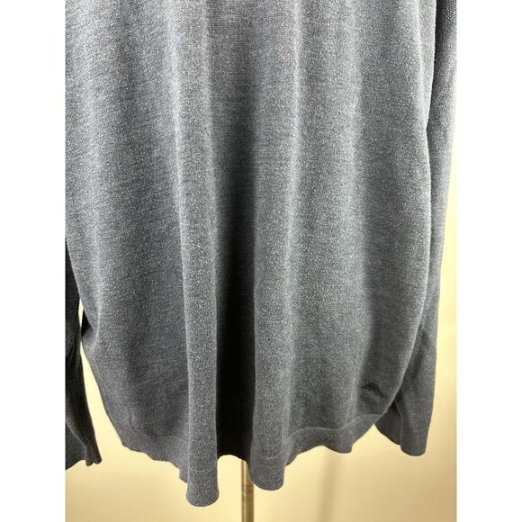 Tommy Bahama Island Fairway Half Zip Sweater Lightweight Sleeve Pocket Blue XXL - Picture 13 of 14